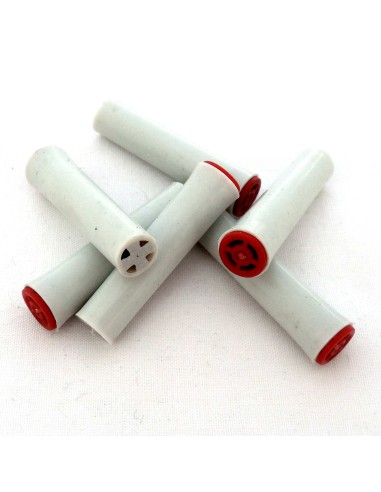 6 Filtres dia. 9mm. (pour pipe, fume cigare, cigarette)