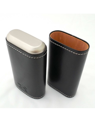Etui cèdre et cuir 3 cigares XIKAR