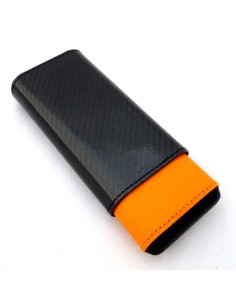 Etui 3 cigares Carbone-Jaune