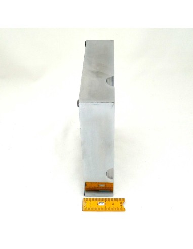 Cendrier 4 cigares aluminium carré