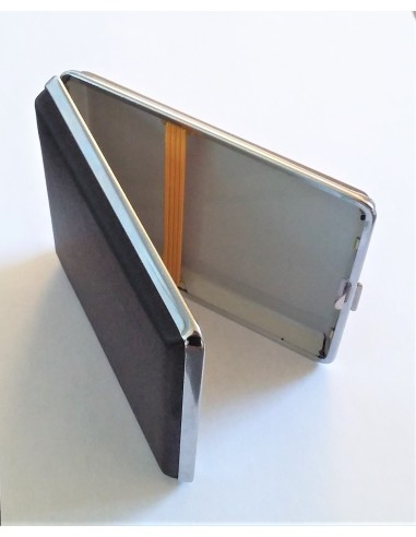 Etui 20 cigarettes 100'S métal et peau