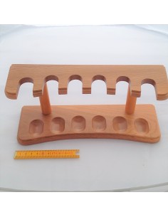 Rack bois forme allongée pour 6 pipes 2