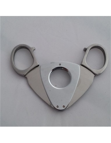 Coupe cigare ciseaux métal chromé
