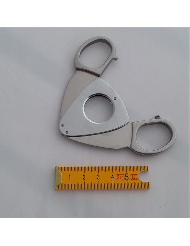 Coupe cigare ciseaux métal chromé